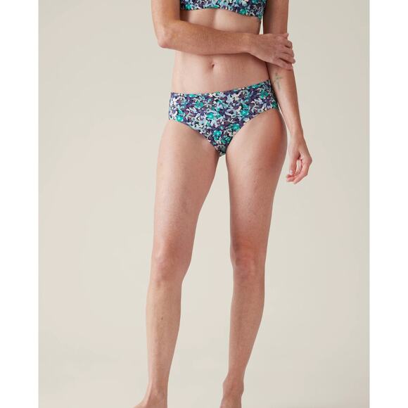 NWT Athleta Clean Full Swim Bottom - LARGE - elysian floral green - LARGE - Picture 2 of 5